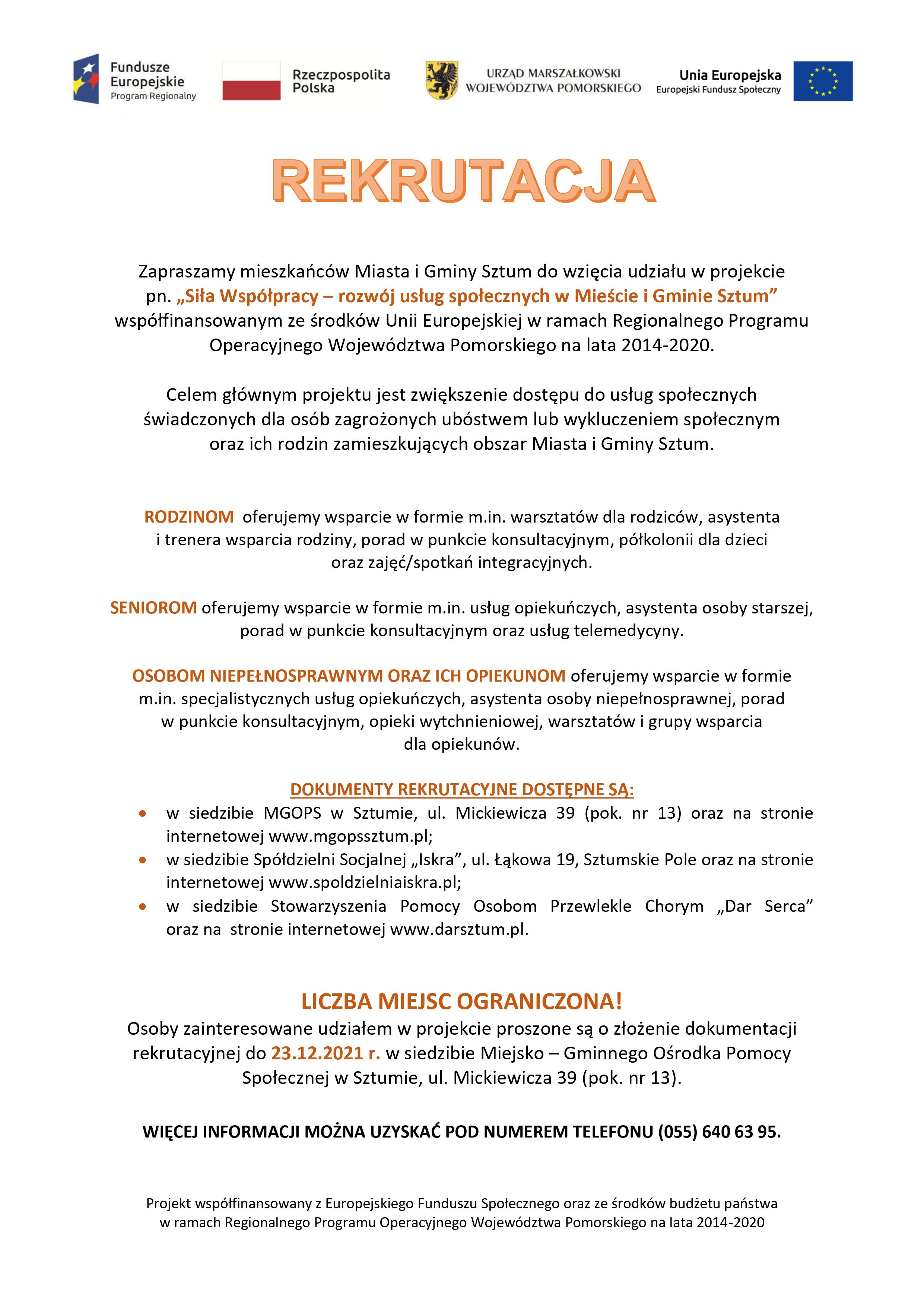 Zdjęcie przedstawia plakat rekrutacji do "Siła Współpracy" Zdjęcie przedstawia plakat rekrutacji do "Siła Współpracy"