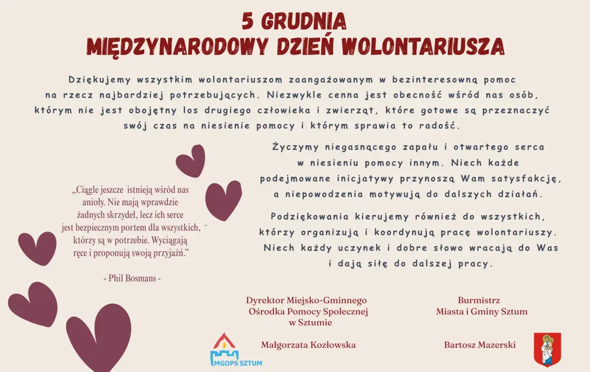 Dziękujemy Wolontariuszom!